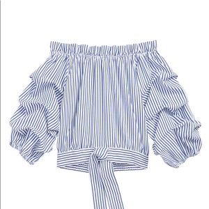 Habitual Girl Striped Shirt 7/8